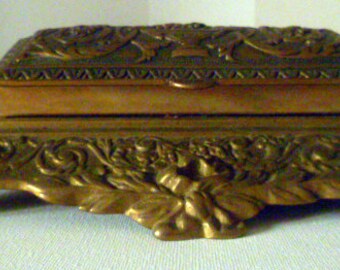 Jahrgang massivem Messing Schreibtisch Stempel Halter c.1900+