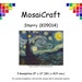 MosaiCraft Pixel Craft Mosaic Art Kit 'Starry' (Like Mini Mosaic and Paint by Numbers)