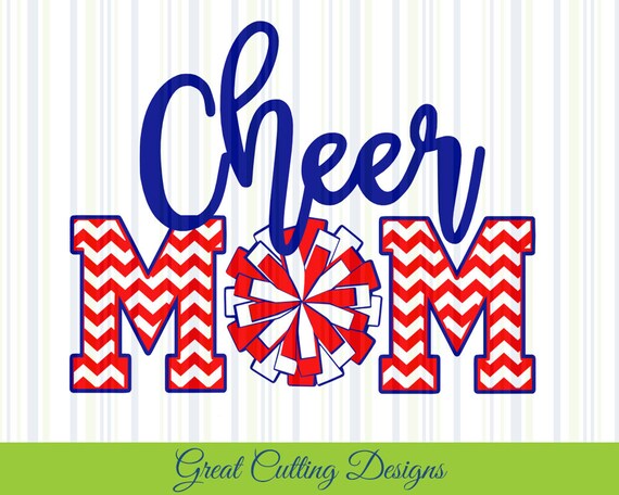 Cheerleader SVG Cut File DXF Cheer Mom SVG Cricut svg