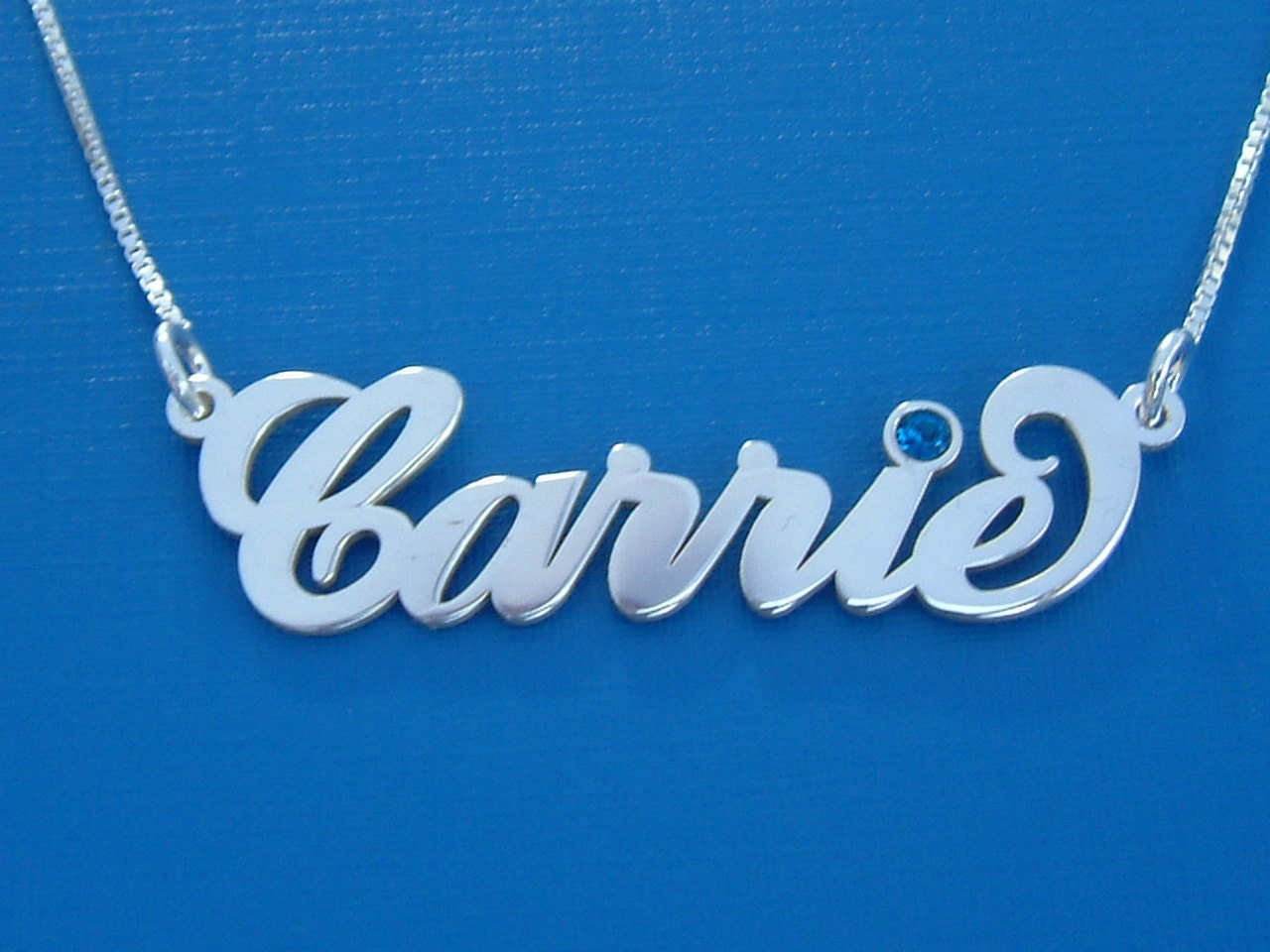 Carrie Necklace Carrie Bradshaw Name Necklace Carrie Name
