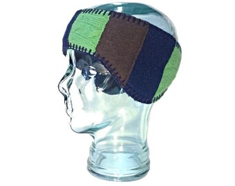 Wool Earflap Headband - Fleece Lined - Wool Headband - Free U.S. Shippping