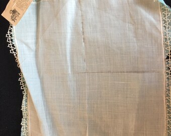 Antique Hankie Homemade Lace Ninepin Design