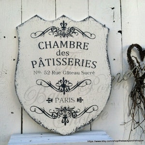 French Pastries - House of Pastries - Paris Signs - 20 x 16