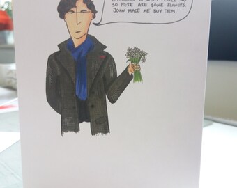 Sherlock Birthday Card