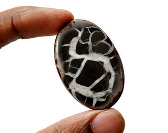 Septarian 73.5 Cts Natural Top Quality Gemstone Cabochon Oval Shape 44x29x5.8 MM R14662