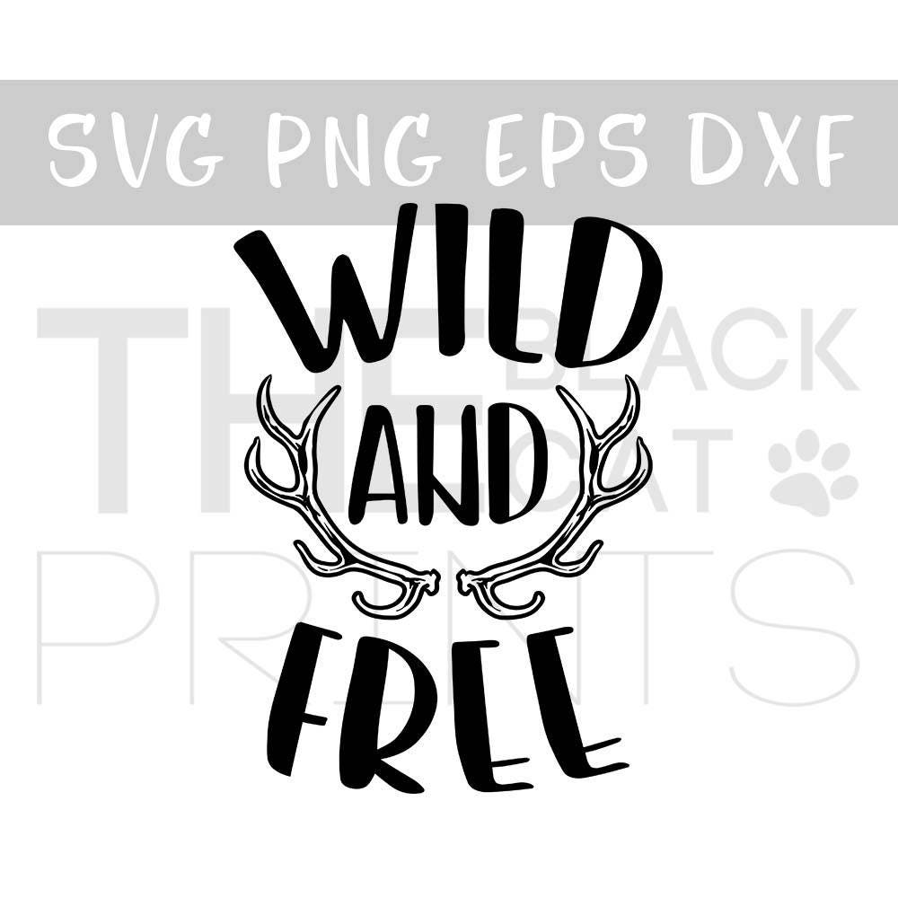 Download Wild and free SVG cut file Boy Vinyl decal svg Cricut cutting
