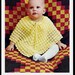 Baby Poncho Pattern - Crochet - PDF 930