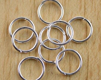 200Pcs Silver tone Findings jump Rings h0709