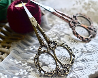 Scissors, Sewing scissors, Cutting scissors, Antique scissors, Crochet scissors, Embroidery scissors, Sewing supplies, Gift for her, For her