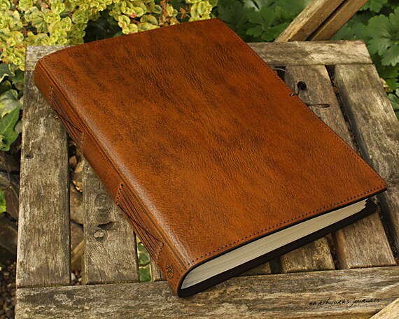 A4 Large Classic Leather Bound Journal Brown Leather   Il 570xN.1279580244 G93h 