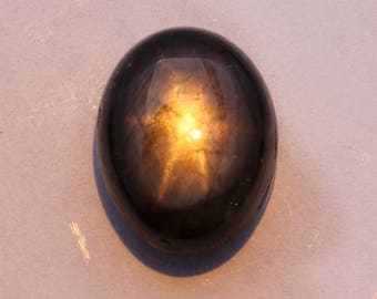 Black Star Sapphire 13x10 mm Oval Cabochon Natural Thailand Gemstone 9.30 carat