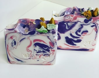 Lavender Rose Soap / Artisan Soap / Handmade Soap / Soap / Cold Process Soap