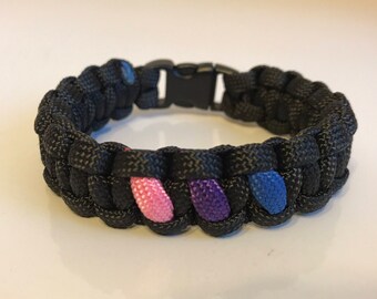 Bisexual Pride Paracord Bracelet