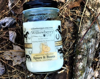 Horse Candle, Horse Lover Candle, Leather Candle, Spurs & Boots, Horse Gifts For Women, Equine Candle, Equine gifts, Equestrian gifts