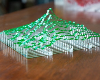 Geo Slice — Mt. Hood (Green)