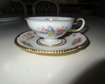 USA CASTLETON DEMITASSE Teacup and Saucer Set