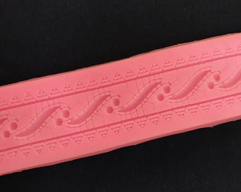 Lace Molds Fondant Mold L006 Flexible Silicone Lace Mat Silicon Lace Mold Cake