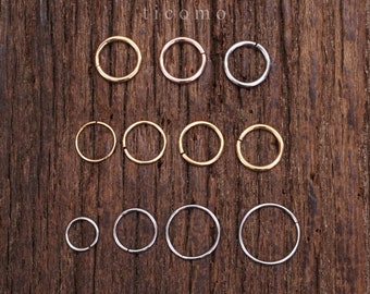 Tragus Hoop Small Hoop Earring Daith Hoop Tiny Hoop Earring Tragus Piercing Daith Piercing Rose Gold Silver 22g 20g 18g 16g