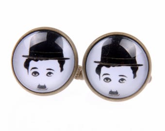Charlie Chaplin Cufflinks, (1616)