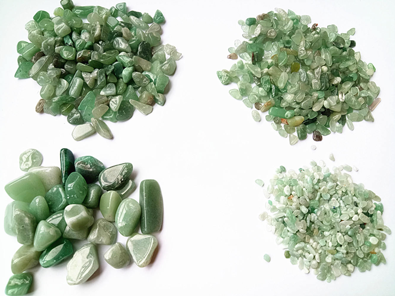 Aventurine quartz Raw Jade Stone Natural Jade Aquarium Gravels