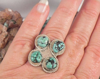 Native American Turquoise Sterling Silver Ring