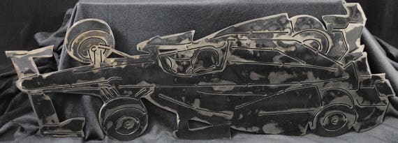 Racing Car Metal Wall Art Decor Racecar Room Decor Race Car