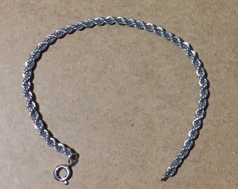 Sterling Silver Chain Bracelet