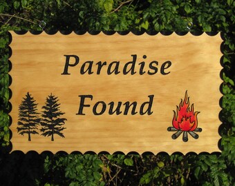 Paradise sign | Etsy