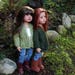 Kelby PDF knitting pattern for slim all vinyl Gotz dolls ~ an open front cardigan with two optional lengths by Debonair Designs