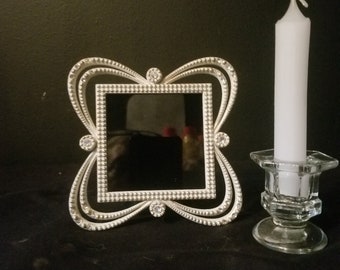 Handcrafted Reclyclart Repurposed Scrying Mirror