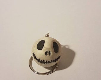 Jack Skellington skull keychain