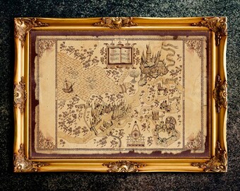 Harry Potter World Map Hogwarts Map The Wizarding World of