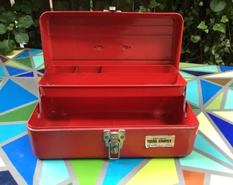 Red Union Tackle Box, Tool Box