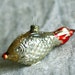 fish, antique Christmas ornament, с. 1950, christmas tree, best price, art, home decor, holiday, collectibles, JunqueTreasures