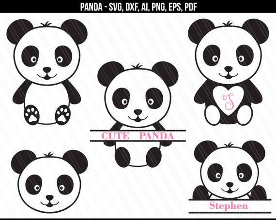 Free Free 278 Baby Panda Svg SVG PNG EPS DXF File