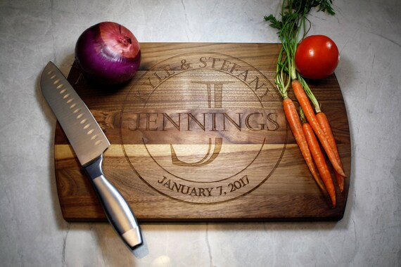 Personalized Cutting Board Wedding Gift Engagement Gifts Personalized Cutting Board Wedding Gift Engagement Gifts