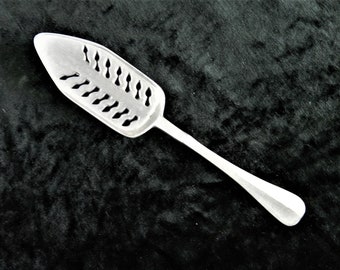 French Absinthe Spoon Antique Silver Plate Alcohol Bistro Cafe Sugar Cube Barware Pastis Cats Tongue Ricard