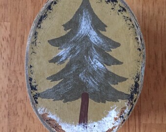 Vintage Folk Art Box ... Free Shipping
