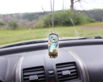 Boho Car Accessory - Mother's Day Gift - Rear View Car Mirror Charm - New Car Gift - Car Mirror Charm - Botanical Gift - Boho Mirror Charm