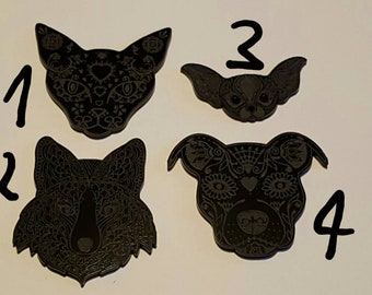 Lucid molds of various animals