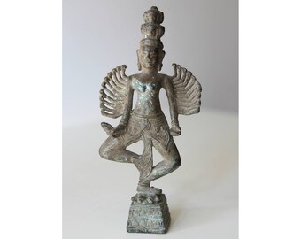 Khmer style Bronze Hevajra statuette - Cambodia - 19th century