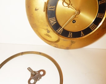 Vintage 1950's Dismantled Jeweled Banjo Clock