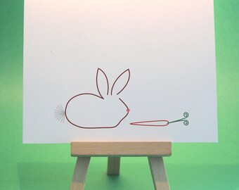 Bunny - Custom Blank Notecards - Set of 8