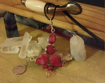 Ruby Pendant Necklace