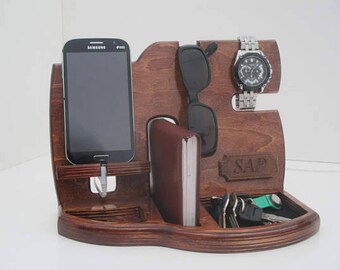 Gift Ideas Unique,Gift For Husband,Anniversary Gifts For Men,wood Docking Station,Gifts For Men,Who Have Everything,fathers day gift,Men,boy