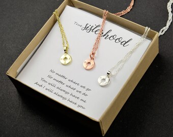 sister gift,gifts for sister,sister birthday gift,sister necklace,sister in law,sister jewelry, sister gift ideas,Compass Necklace