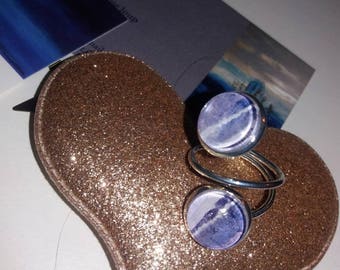 Unique silver knuckle ring