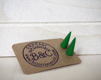 Spike Stud Earrings Choose your color cone post earrings