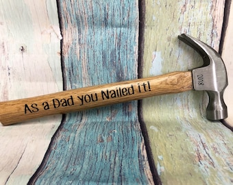 Fathers Day Gift Custom Hammer for Daddy Gift Personalized Dad Hammer Dad Gift Building Memories Father Gift Hammer We Love You