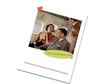 Greeting Card Edgy Funny knitting gift for knitters Handmade - I Do It...
